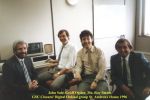 John Sale, Geoff Ogden, Ian Skinner, Roy Smith - GSC closure and Digital Onload group at St Andrew's House 1996
